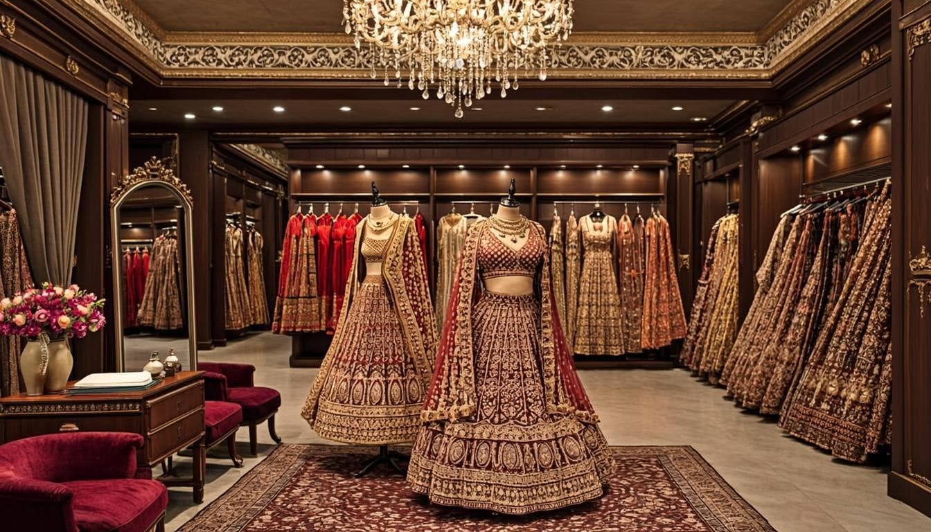 Inside Queen's Closet boutique in Sunny Enclave, Kharar
